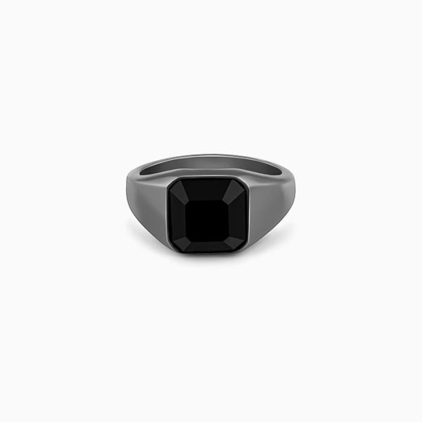 Black Rhodium Truly Bold Ring For Him Online