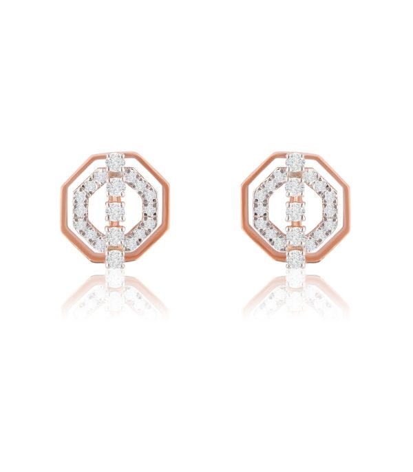 Diamond Chic facets Earrings Hot on Sale