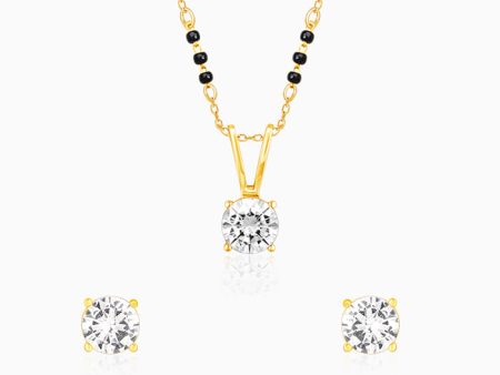 Golden Forever Moments Mangalsutra Set For Discount