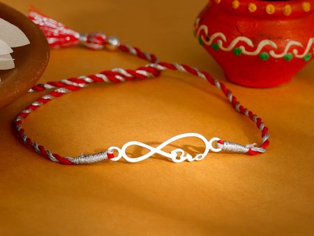 Silver Infinity Rakhi Discount