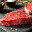 Halal Sirloin Steak | Approx. 1lb | Sliced 1in Thick | Freshly Packaged | High Quality | 100% Zabiha Halal | Cheap