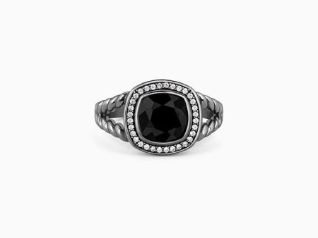 Black Rhodium Bold Fashion Ring For Him Online Sale