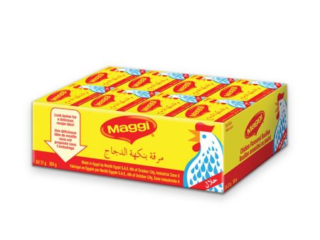 MAGGI Halal Chicken Flavour Bouillon | Halal Chicken Stock | Easy To Use | Pack Of 24 Cubes | Discount