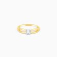 Gold Charming Magic Solitaire Diamond Ring Discount