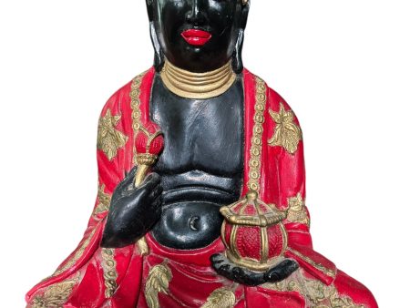 Vintage 20x16 Large Buddha Statue Mid Century Modern Online Hot Sale