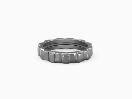 Black Rhodium Midnight Rider Ring For Him Sale