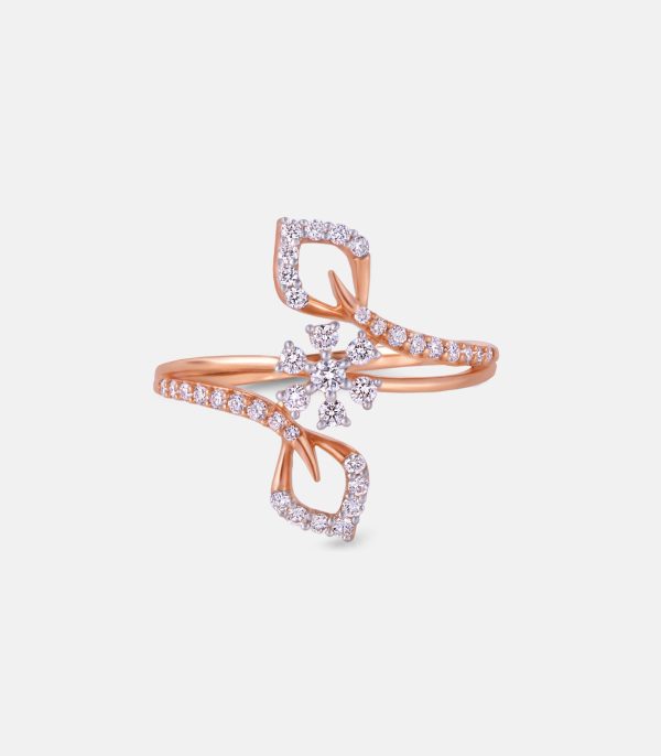 Diamond Floral Fantasy Ring Online Sale