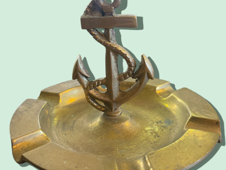 Vintage Brass Ship Boat Anchor Trinket Dish   Ashtray Online