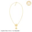 Golden Blooming Flower Necklace Online Sale