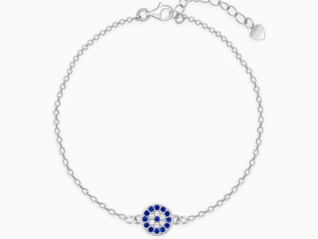 Silver Evil Eye Bracelet For Cheap