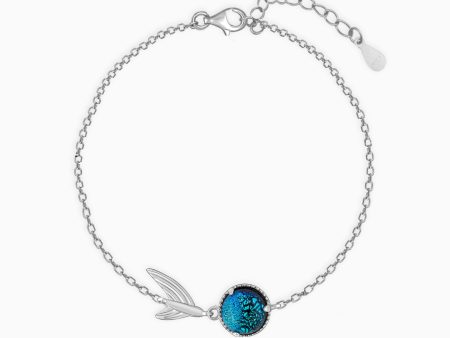 Silver Fin in Ocean Bracelet For Discount