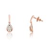 Diamond Tiny Dangling Earrings on Sale