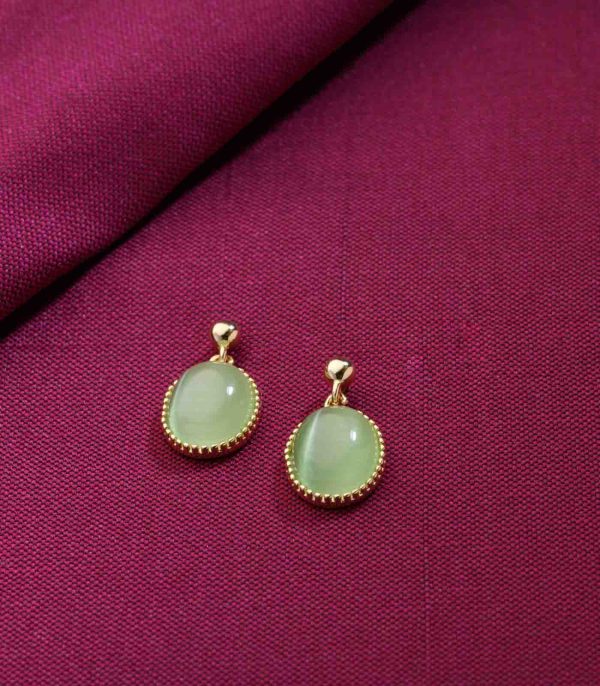 Dangling Drop Earrings (Brass) on Sale