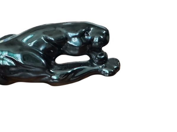 Vintage 15” Crouching Black Panther Statue - Mid Century Modern Online