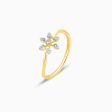 Gold Blossoming Beauty Diamond Ring on Sale