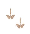 Classy Butterfly Earrings (Brass) Online