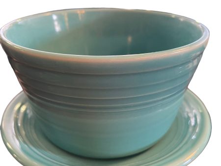 Fiesta Turquoise Flower Pot - Very Hard To Find Sale