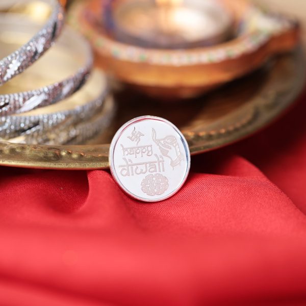 999 Silver Coin - Happy Diwali (5g) Supply