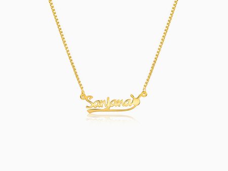 Golden Personalised Bunny Necklace Online