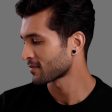 Black Rhodium Authentically Kind Studs For Him Discount