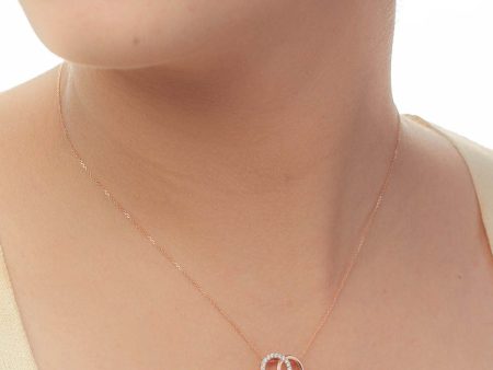 Diamond Stylish Swirls Necklace Online