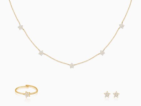 Golden Star Constellation Set Discount