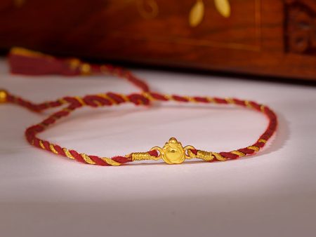 Golden Gajamukha Rakhi Sale