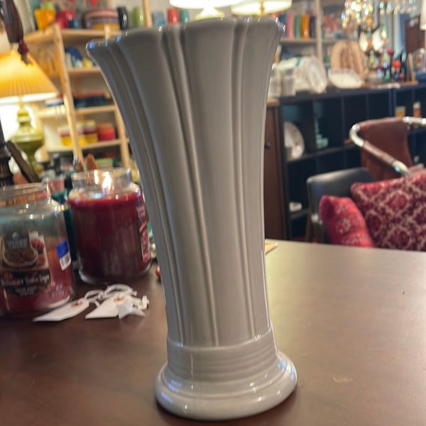 Fiesta Pearl Grey 9 1 2  Vase Supply