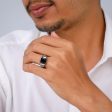 Black Rhodium Truly Bold Ring For Him Online