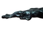 Vintage 15” Crouching Black Panther Statue - Mid Century Modern Online