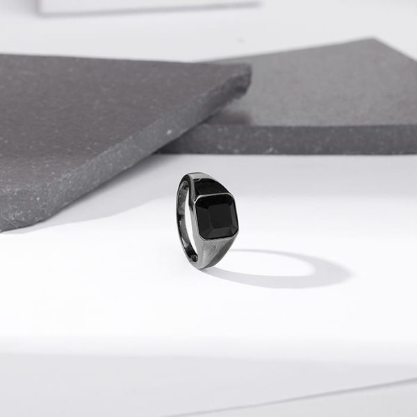 Black Rhodium Truly Bold Ring For Him Online