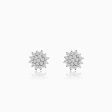 Anushka Sharma Silver Zircon Shining Star Studs Online now