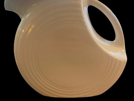 Fiesta White Disk Pitcher - Large - Online Hot Sale