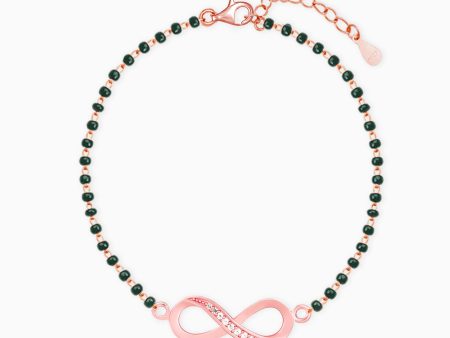 Rose Gold Eternity Mangalsutra Bracelet Sale