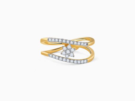 Gold Goldilocks Diamond Ring For Discount