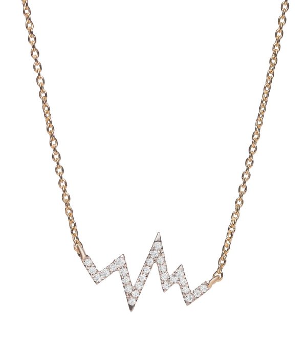 Diamond Heartbeat Necklace Online now