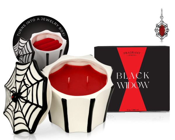 Black Widow - Jewel Candle Ceramic on Sale