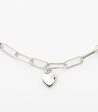 Bulky Chain Multipendant Bracelet (Silver) Online Sale