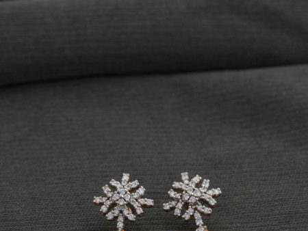 Diamond Frosty Elegance Earrings Hot on Sale