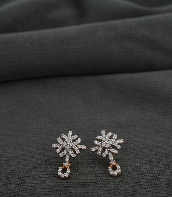 Diamond Frosty Elegance Earrings Hot on Sale