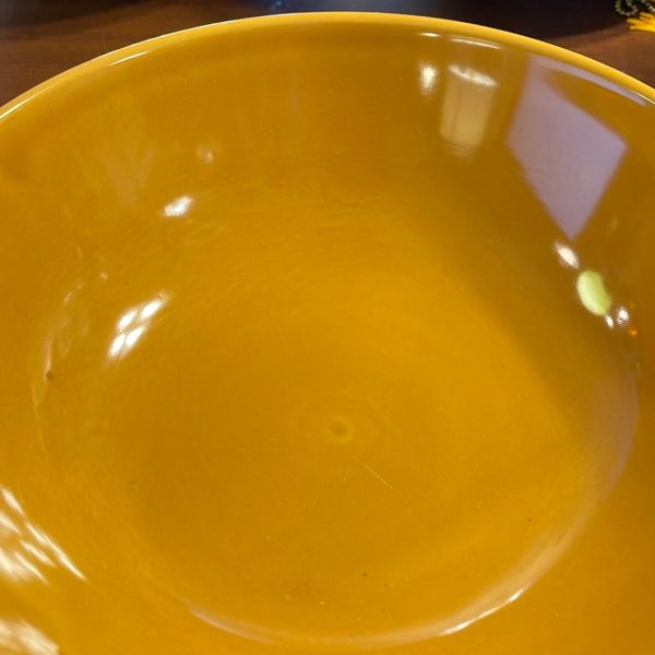 Fiesta Ironstone Antique Gold 10 1 2  Salad Bowl Rare 1969-1973 Online Sale