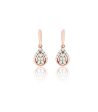 Diamond Tiny Dangling Earrings on Sale