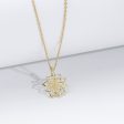 Golden Blooming Flower Pendant Online Sale