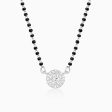 Silver Drizzle Drop Mangalsutra For Cheap