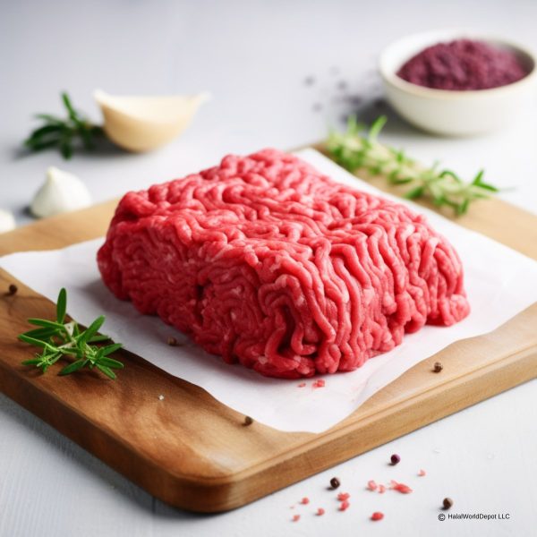 Halal Ground Beef 80 20 | Minimal Fat | Minced and Packed Fresh | Online Hot Sale