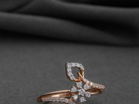 Diamond Floral Fantasy Ring Online Sale