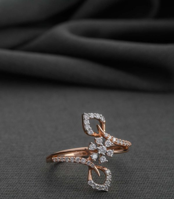 Diamond Floral Fantasy Ring Online Sale