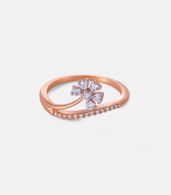 Diamond Blooming Daisy Ring Online Sale