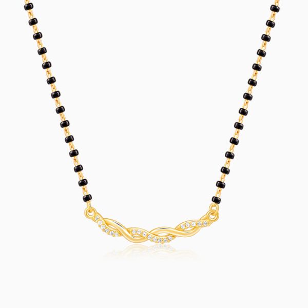 Golden Wedding Knot Mangalsutra Cheap