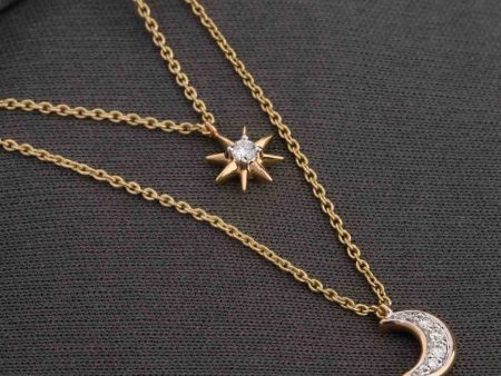 Diamond Solar Flare Necklace on Sale